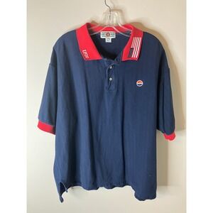 Vintage Lion's Pride USA Polo Pepsi Mens Size XL RARE